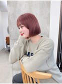 簡単スタイリング伸ばしかけヘア小顔ヘアブリーチなしカラー