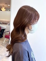 コワファースト させぼ五番街店(COIFF1RST) 顔まわりカット×ブラウンカラー