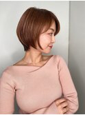 ミルクティーピンクマッシュボブショートp1北浦和20代30代40代