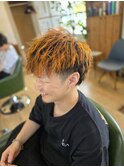 オレンジ×メッシュ