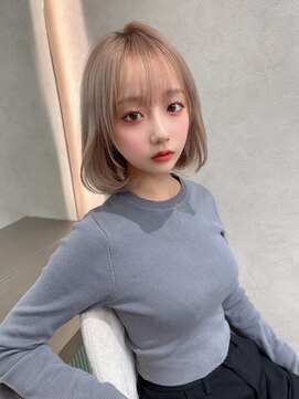 ロンド マーレ 天神大名店(Lond mare) 大人ガーリー/小顔/ミディアムレイヤーカット/似合わせカット