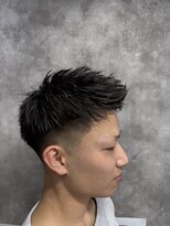 スピン 本八幡(SPIN)&nbsp;MEN’S HAIR/サーフカール/刈り上げセンターパート/本八幡