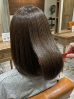 エミュー 大船店(emue) 大船ワンカラーブリーチなしダブルカラーオリーブブラウンカラー