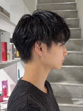 ヨーク(YOKE) メンズパーマシャドウパーマ刈り上げマッシュ