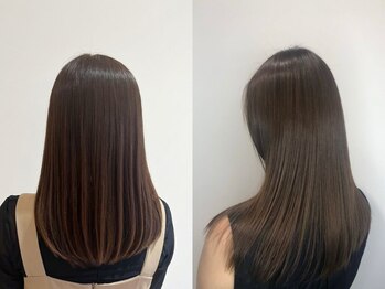 ルクス(luxe)の写真/お客様の髪質/癖/ダメージレベルに合わせて広がり・うねりを整える。湿気でも崩れにくい艶髪へ。