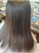 アース いわき店(HAIR&MAKE EARTH)&nbsp;透明感アッシュグレージュストレート