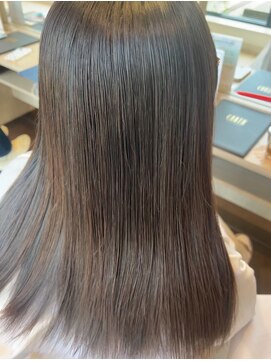 アース いわき店(HAIR&MAKE EARTH) 透明感アッシュグレージュストレート