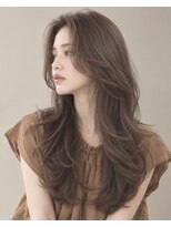 セン バイ エント(sen by emt)&nbsp;大人ロング/レイヤーカット/ブラウン/顔周りカット/ゆるウェーブ