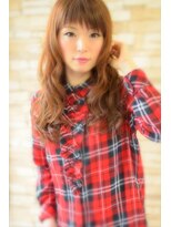 テイル ヘアーサロン(TALES Hair Salon)&nbsp;シースルーバングのウェーブロング