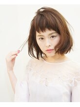 ヘアー マテリアル(hair material) やわらかパーマスタイル