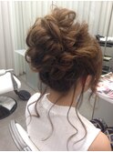 ヘアセット/ビッグお団子後れ毛ヘアセット