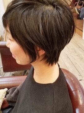 ルモ ヘアー 泉佐野ベイエリア店(Lumo hair) 大人可愛いショートボブ