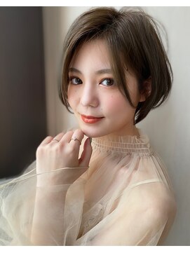 アリエッタ ギンザツー(ARIETTA GINZA2) 30代40代OLに人気◆サイドニュアンス×カジュアル丸みショート