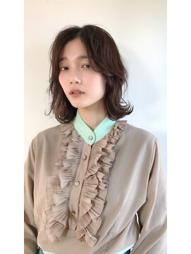 ノンダメージサロン ステラバイボヌール(Stella by Bonheur) ラフウェーブ/オリーブアッシュ/ボブルフ