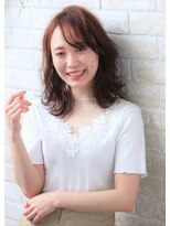 ソア 武蔵小杉(SOAR)&nbsp;カーキグレージュ＆大人かわいいフェザーバング小顔くびれボブ