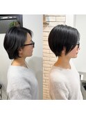 少し変えるだけで印象は変わります！　ショートヘア/銀座駅
