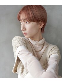 ヘアーラウンジ エゴ(Hair Lounge EGO) 前髪うすめ夏ショート　韓国風ショートボブ　武蔵新城丸山カット