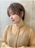 大人かわいい似合わせカット小顔カット