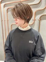 ロンド エスポワール 錦糸町(Lond espoir)&nbsp;【武井俊樹】黒髪グレーベージュレイヤーロング前髪パーマ