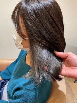 ルチカ(Luccica) 【Luccica】インナーカラー × シルバーグレー