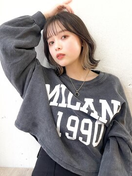 ヘアーワークス ヘルム 渋谷店(HAIR WORKS HELM) [HELM渋谷]イヤリングカラー