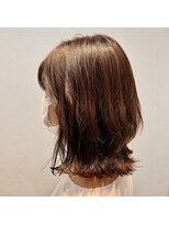 イーチ ヘアーアンドトータルビューティ(each hair&total beauty)&nbsp;コテ巻き風パーマ/ブラウン暖色カラー