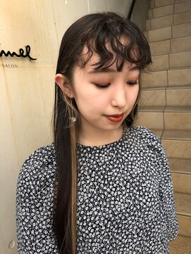 髪質改善ヘアエステ フランネル 経堂(Flannel) 前髪パーマ