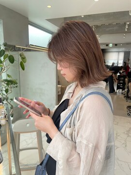 ガリカ 博多(Gallica) 【石河安奈】おしゃれ外ハネボブ/顔まわりレイヤー/くびれミディ