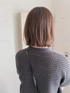 キャンバス バイ ネオリーブ 横浜西口(Canvas by neo.) ナチュラルボブレイヤー ふんわり ベージュsk