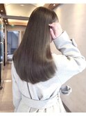 オリーブベージュ×髪質改善トリートメント