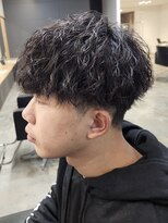 ニアウ 伊勢崎連取店(Niau)&nbsp;ツイストスパイラルパーマツイストパーマメンズパーマ刈り上げ