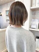 キャアリー(Caary)&nbsp;福山市美容室Caaryナチュラル外ハネ秋ブラウンカラー