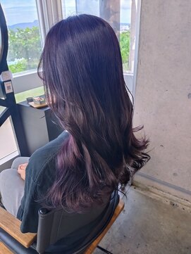 ゼロプラス(ZERO +) パープルインナーカラー♪