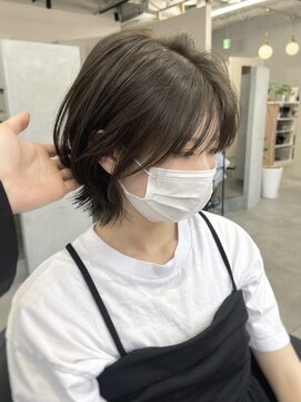 ジエクト カナウ(The Ect canow) レイヤーボブ／前髪／イメチェン／大人ボブ／シースルーバング