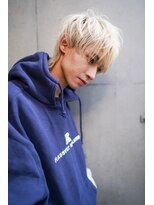 ギークス(GEEKS)&nbsp;【GEEKS渋谷】ブロンド/メンズウルフ/秋カラー/ハイトーン/小顔