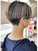 #切りっぱなしショート#ハンサムショート#金沢文庫FLOOR八木