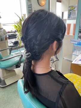 ヘアースペース ブルーム(Hair Space bloom) 編み下ろしスタイル♪