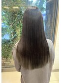 髪質改善零秒女神×ブリーチ無しグレージュ