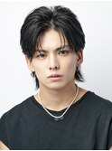 韓国ニュアンスパーマシャドウパーマワックスなしセンターパート