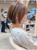 似合わせカットメルティカラー縮毛矯正ショート☆工藤昴錦糸町