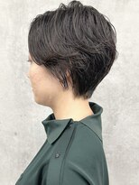 モリオ(morio)&nbsp;<大人女子くせ毛風パーマショートボブニュアンスパーマ30代40代2