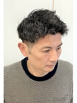 ヘアーアンドグルーミング ヨシザワインク(HAIR&GROOMING YOSHIZAWA Inc.) メンズスパイラルパーマ/アップバング/ツーブロック/ショート