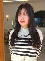 デビュー ヘアーメイク&nbsp;黒髪/ボブルフ/ネビージュ/小顔/ワンレン/宜野湾/髪質改善/前髪