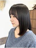ホワイトグレージュ/チェリーブラウン/ミニウルフ[稲毛/稲毛駅]