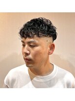 ジェントル(GENTLE) 無造作だけど計算された男の色気パーマ/ツイストパーマ/フェード
