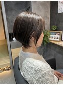 髪質改善ショートカラー