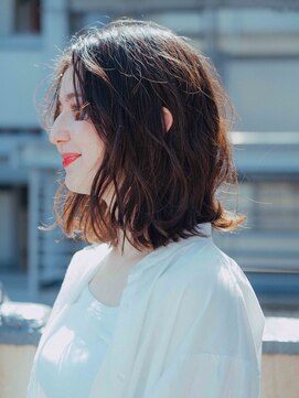 ゲート いわき(Gate) 外ハネウェーブバング