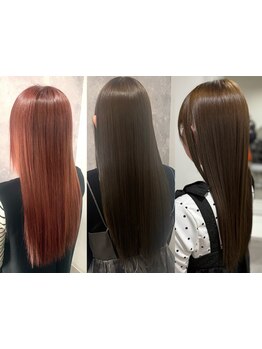 【ダメージが気になる方に！】髪質改善カラーや酸性ストレートで、ダメージレスにオシャレを楽しめる♪