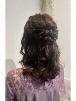 オギクボ ヴォイス(voice) ハーフアップ/ミディアムヘアセット