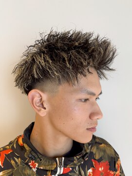 ルーシー 渋谷(LUCEY) ツイストジェットパイルツイストパーマメッシュパーマ
